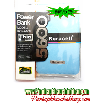 Koracell KORA-008, Sạc dự phòng POwerbank 5600mAh| HẾT HÀNG