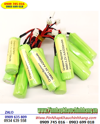 Pin sạc 1.2v-AA2200mAh, Pin sạc NiMh 1.2v-AA2200mAh, Pin sạc GREPOW 1.2v-AA2200mAh chính hãng 