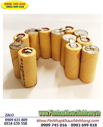 Pin sạc 14.4v-4/5A1800mAh, Pin sạc công nghiệp 14.4v-4/5A1800mAh, Pin sạc NiMh 14.4v-4/5A1800mAh