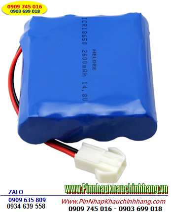 Pin sạc Lithium 14.8v-2600mAh, Pin sạc 18650 Lithium 14.8v-2600mAh /Nhận bấm ghép pin theo yêu cầu