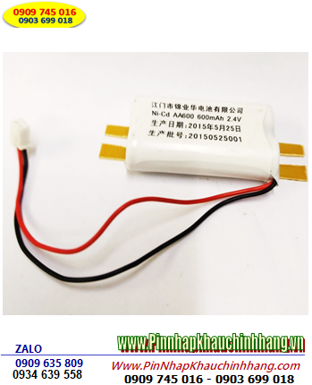 Pin sạc 2.4v AA600mAh, Pin Đèn Exit 2.4v AA600mAh _Pin đèn Thoát hiểm Sự cố 2.4v AA600mAh