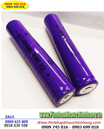 Pin đèn pin 3.7v-26650-9800mAh, Pin sạc Lithium 3.7v-26650-9800mAh 