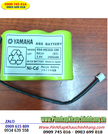 Pin Yamaha KS4-M53G0-100(3.6v-SC2000mAh), Pin sạc công nghiệp KS4-M53G0-100(3.6v-SC2000mAh)