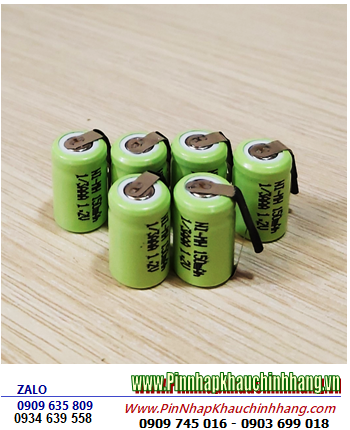 NiMh 1.2v 1/3AAA-150mAh; Cell pin sạc NiMh 1.2v 1/3AAA-150mAh; Pin sạc đầu bằng NiMh 1.2v 1/3AAA-150mAh