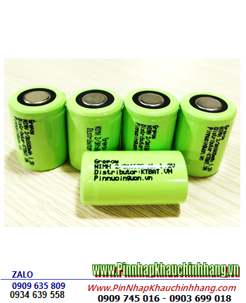 NiMh 1.2v 2/3A 1600mAh; Cell pin sạc NiMh 1.2v 2/3A 1600mAh; Pin sạc đầu bằng NiMh 1.2v 2/3A 1600mAh