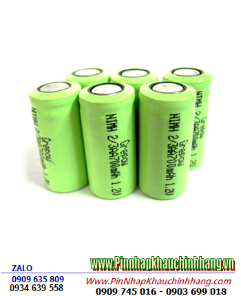 NiMh 1.2v 2/3AA-700mAh; Cell pin sạc NiMh 1.2v 2/3AA-700mAh; Pin sạc đầu bằng NiMh 1.2v 2/3AA-700mAh