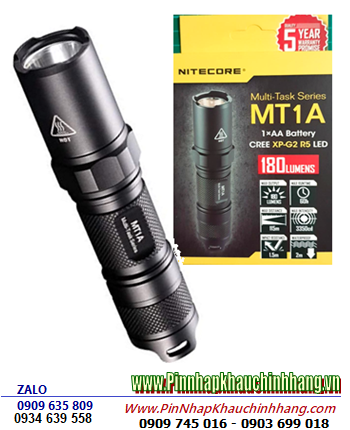 Nitecore MT1A , Đèn pin siêu sáng Nitecore MT1A bóng XP-G2 R5 với 180Lumens chiếu xa 115m