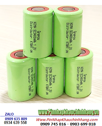 NiMh 1.2v SC3400mAh; Cell pin sạc NiMh 1.2v SC3400mAh; Pin sạc công nghiệp đầu bằng NiMh 1.2v SC3400mAh