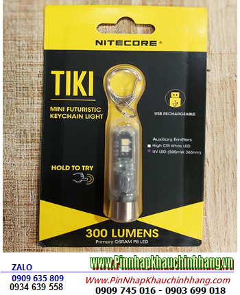 Nitecore TIKI _Đèn pin siêu sáng Nitecore TIKI 300Lumens (cổng sạc USB)