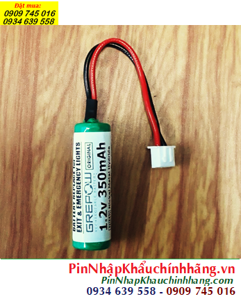 Pin sạc 1.2v-AA350mAh, Pin sạc NiMh 1.2v-AA350mAh, Pin GREPOW 1.2v-AA350mAh chính hãng 