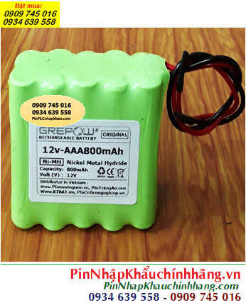 Pin sạc 12v-AAA800mAh, Pin sạc NiMh 12v-AAA800mAh, Pin GREPOW 12v-AAA800mAh chính hãng 