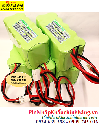 Pin sạc 12v-SC1500mAh, Pin sạc NiMh 12v-SC1500mAh, Pin GREPOW 12v-SC1500mAh chính hãng 