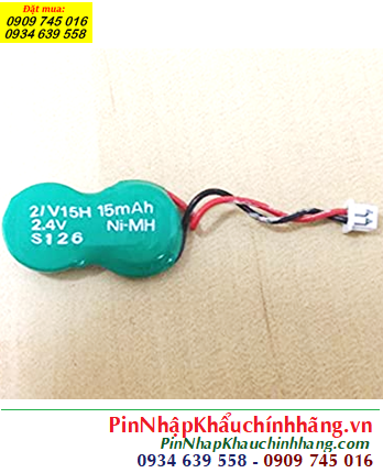 Pin sạc NiMh 2/V15H (2.4v-15mAh), Pin nuôi nguồn TIMER 2/V15H (2.4v-15mAh), Pin 2/V15H (2.4v-15mAh)