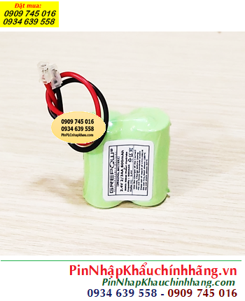 Pin sạc 2.4V-2/3AA-600mAh, Pin sạc NiMh 2.4V-2/3AA-600mAh, Pin GREPOW 2.4V-2/3AA-600mAh