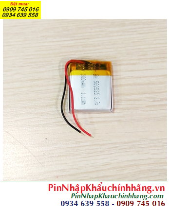 Lipolymer 502525, Pin sạc 3.7v Li-polymer 502525 (5mmx25mmx25mm) 300mAh /Đã có mạch sẳn