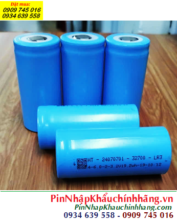 LifeP04-HT32700-6000mAh, Pin sắt 3.2v LifeP04-HT32700-6000mAh /Dòng xả liên tục 5C, Nội trở 6-6.8mΩ
