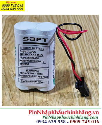 ABB 3HAC044075-001; Pin nuôi nguồn ABB 3HAC044075-001 Lithium 7.2v _Xuất xứ Pháp